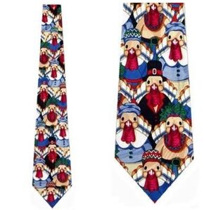 Steven Harris vintage Turkeys  allover necktie